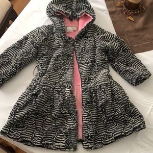 American Widgeon faux fur girls coat